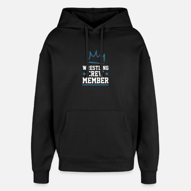 Équipe de lutte - Sweat à capuche unisexe Stanley/Stella Oversized - noir