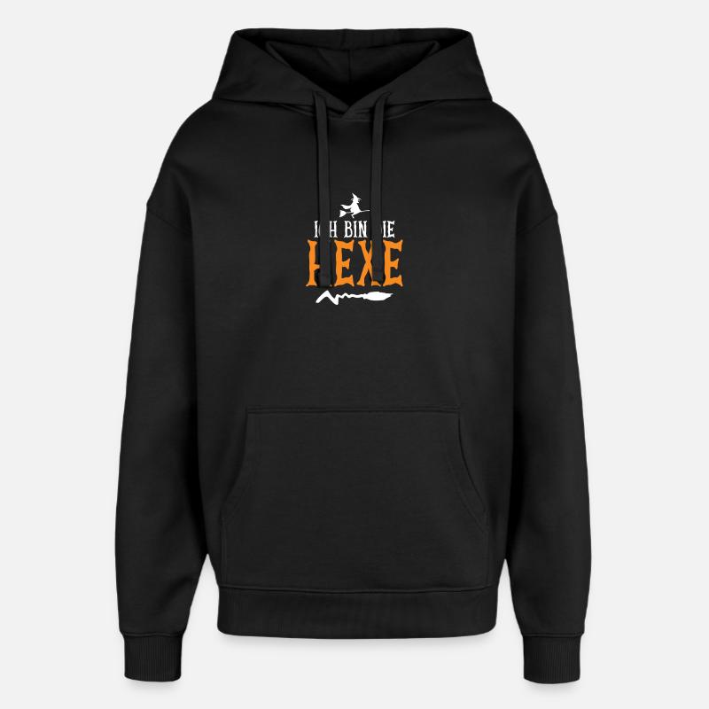 Ich Bin Die Hexe Halloween - Oversized Unisex Hoodie von Stanley/Stella - Schwarz