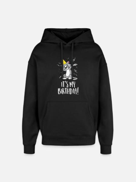 C'est mon anniversaire - Anniversaire et fête - Sweat à capuche unisexe Stanley/Stella Oversized - noir