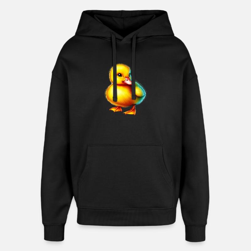 Canard Canard Canard - Sweat à capuche unisexe Stanley/Stella Oversized - noir