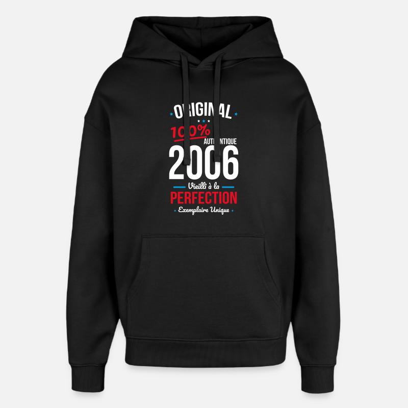 2006 – Original – Unique copy - Oversized Unisex Hoodie by Stanley/Stella - black