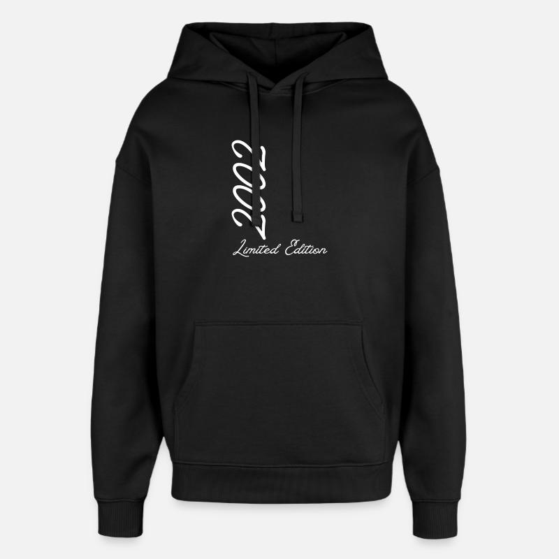 Édition limitée millénaire 2002 - Sweat à capuche unisexe Stanley/Stella Oversized - noir