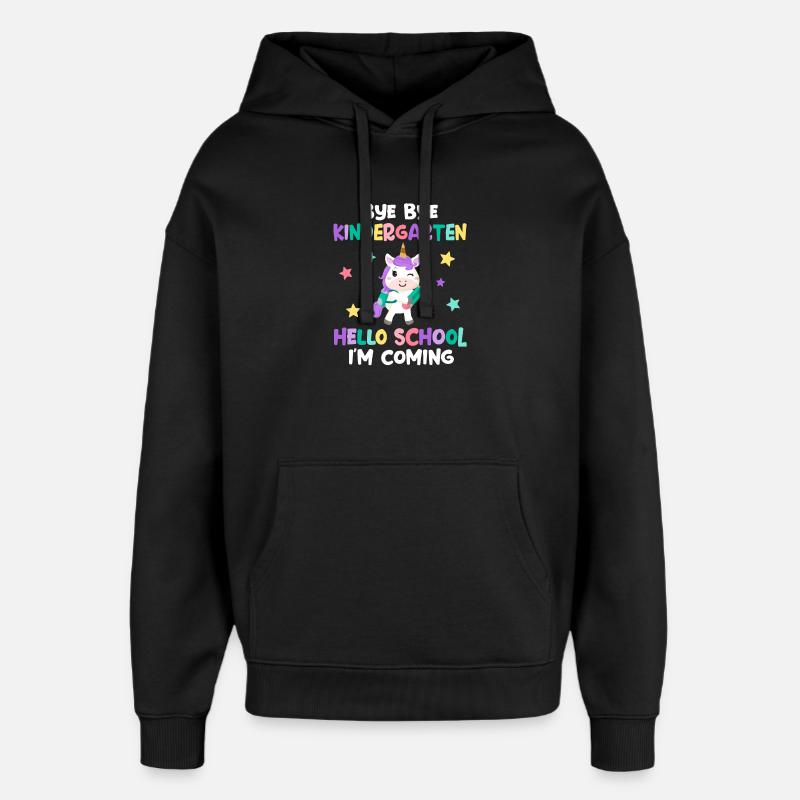 Schule 1. Klasse Einschulung - Oversized Unisex Hoodie von Stanley/Stella - Schwarz