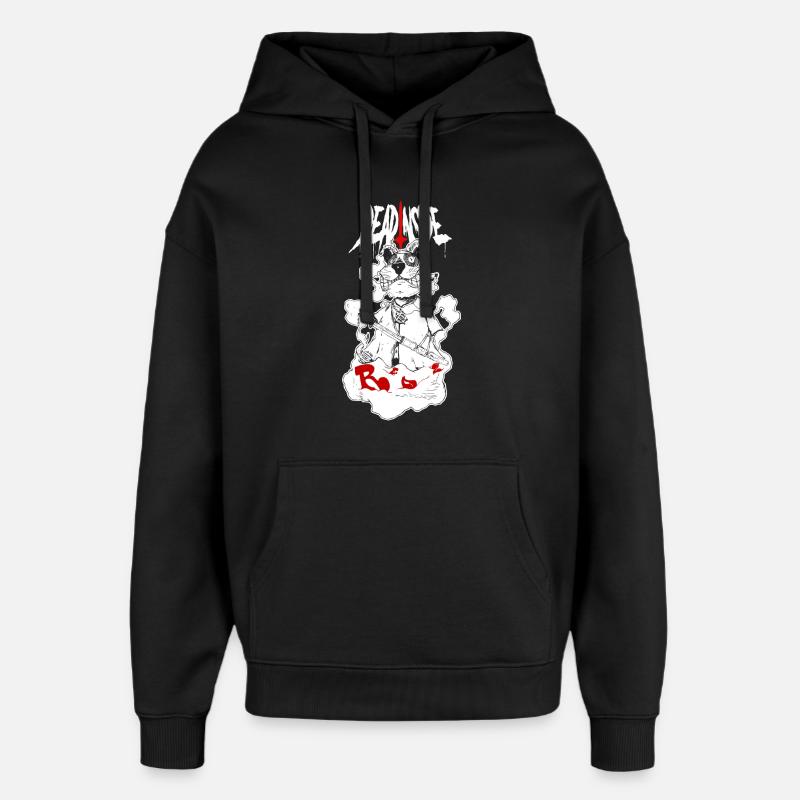 Panda Berserk Collage T-shirt Design - Sweat à capuche unisexe Stanley/Stella Oversized - noir