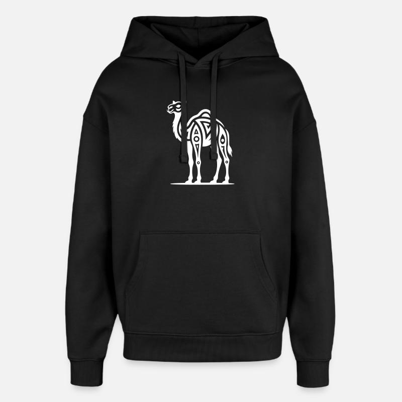 Juste un chameau blanc #2 | N-imal_Wears - Sweat à capuche unisexe Stanley/Stella Oversized - noir