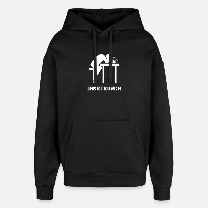 JANKA A KANKA - Sweat à capuche unisexe Stanley/Stella Oversized - noir