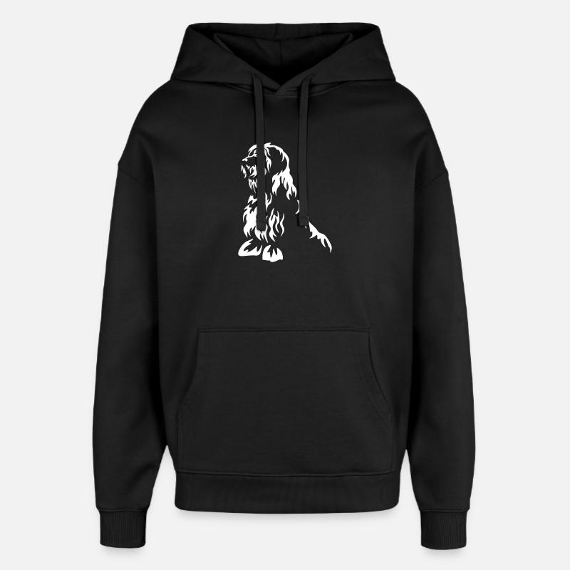 Bobtail « Black Edition » - Sweat à capuche unisexe Stanley/Stella Oversized - noir