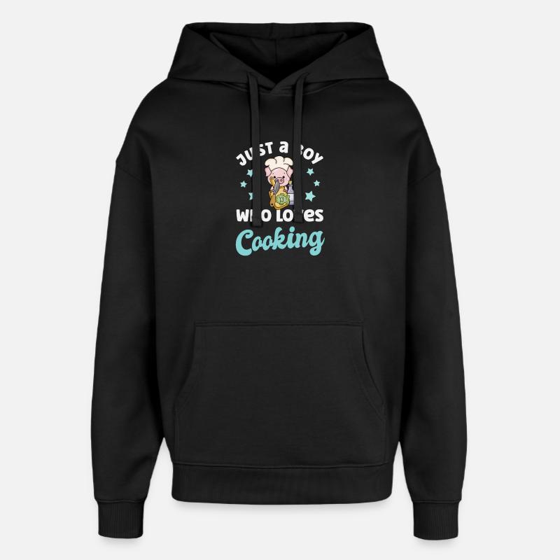 Chef Cuisine - Sweat à capuche unisexe Stanley/Stella Oversized - noir