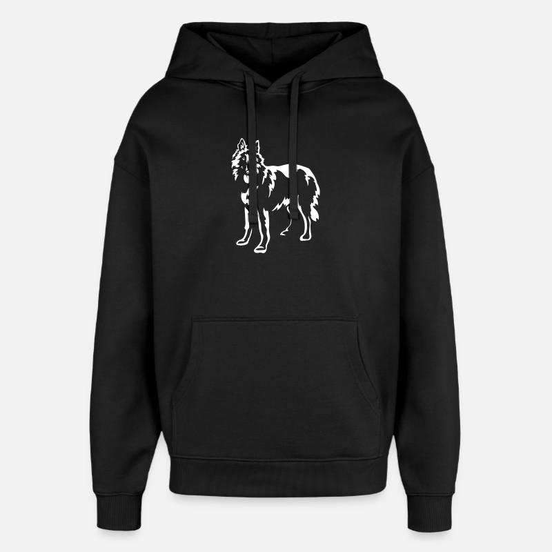 Tervueren "Black Edition" - Oversized Unisex Hoodie von Stanley/Stella - Schwarz