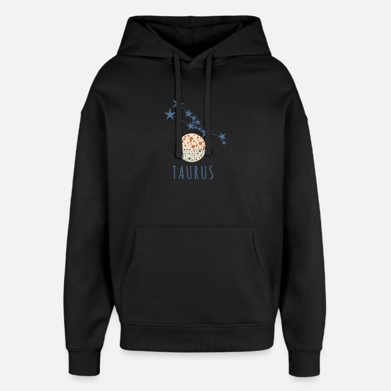 Das Sternbild Stier - Oversized Unisex Hoodie von Stanley/Stella - Schwarz