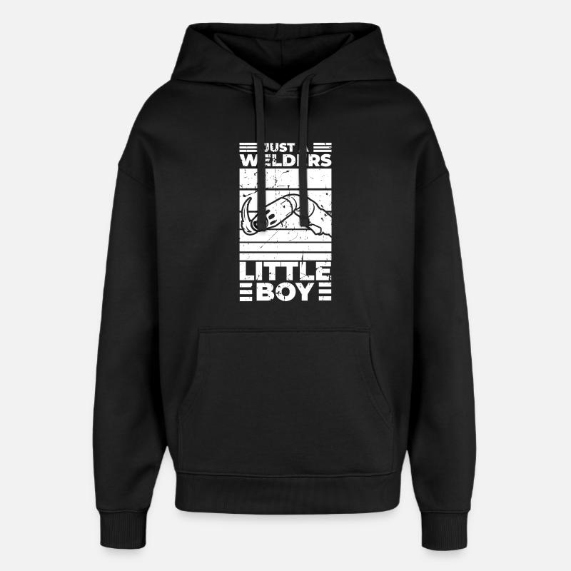 Lustiger Schweißer Junge - Oversized Unisex Hoodie von Stanley/Stella - Schwarz