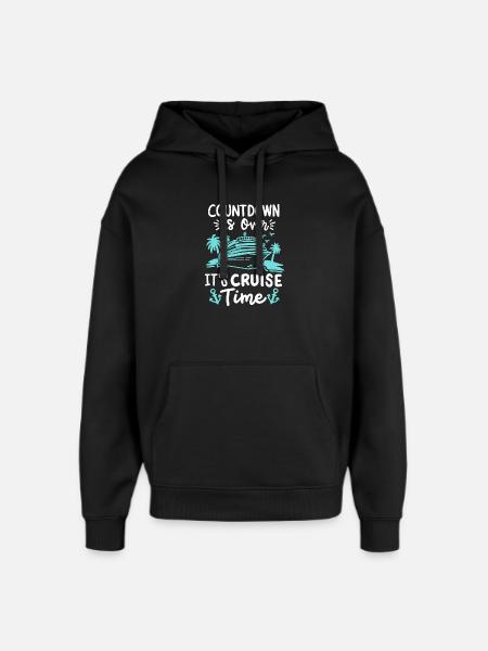 Kreuzfahrt Urlaub - Oversized Unisex Hoodie von Stanley/Stella - Schwarz