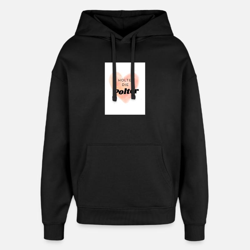 Gronder - Sweat à capuche unisexe Stanley/Stella Oversized - noir