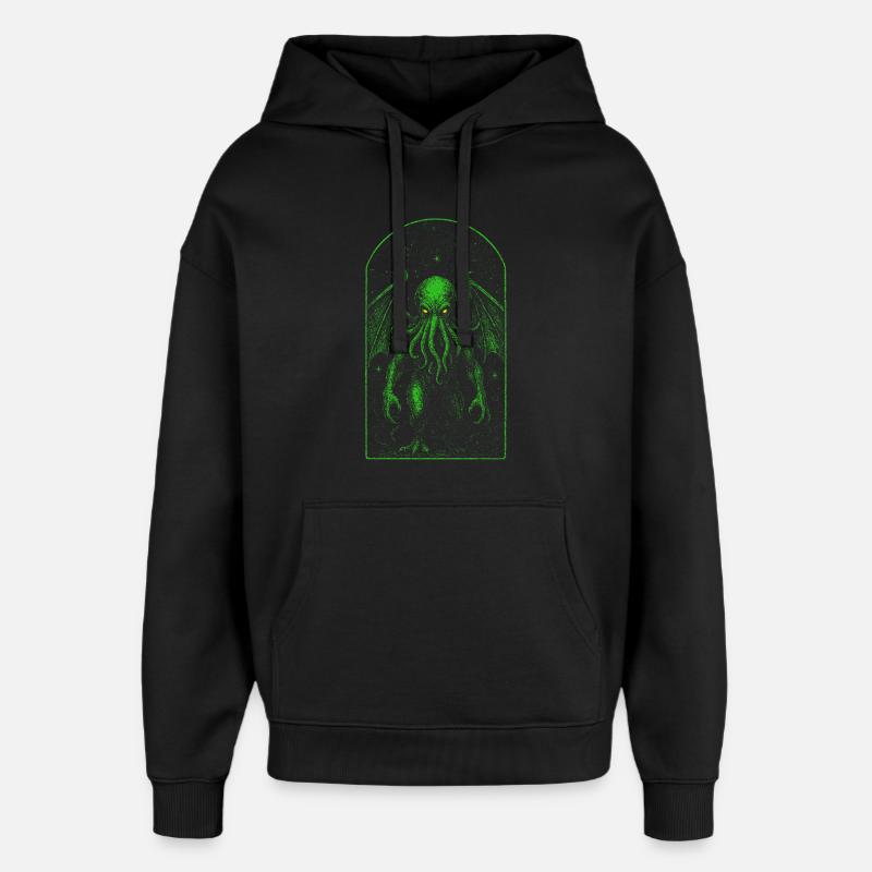 Cthulhu et le cosmos infini - Sweat à capuche unisexe Stanley/Stella Oversized - noir