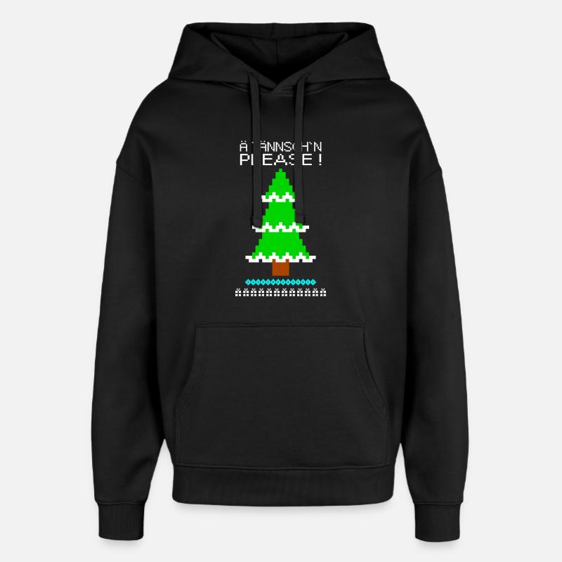 ä tännsch´n please - Oversized Unisex Hoodie von Stanley/Stella - Schwarz