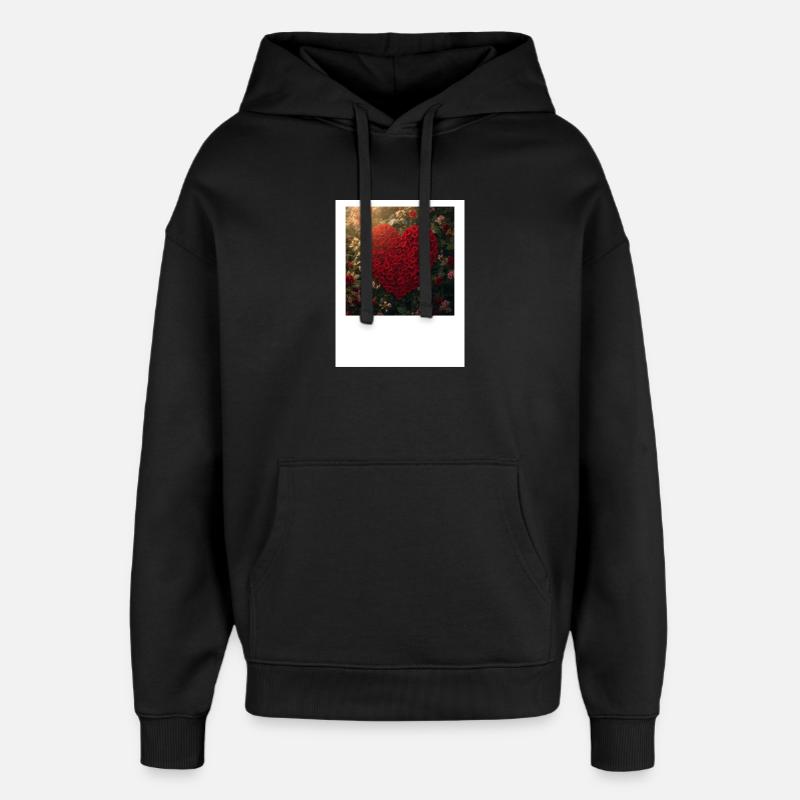Untitled_design_2 - Oversized Unisex Hoodie von Stanley/Stella - Schwarz