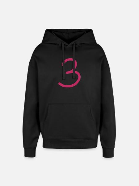 3 Number three number birthday - Oversized Unisex Hoodie by Stanley/Stella - black