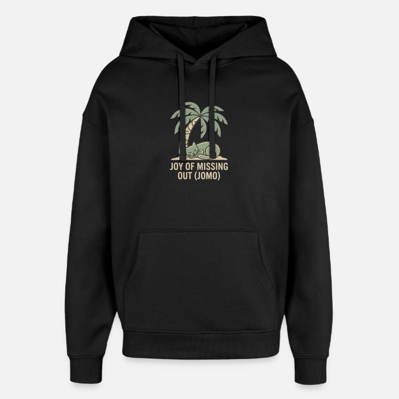 Jomo - Sweat à capuche unisexe Stanley/Stella Oversized - noir