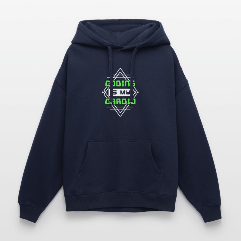 Developer Statement Code Scripting Web Developer Oversized Unisex Hoodie by Stanley/Stella