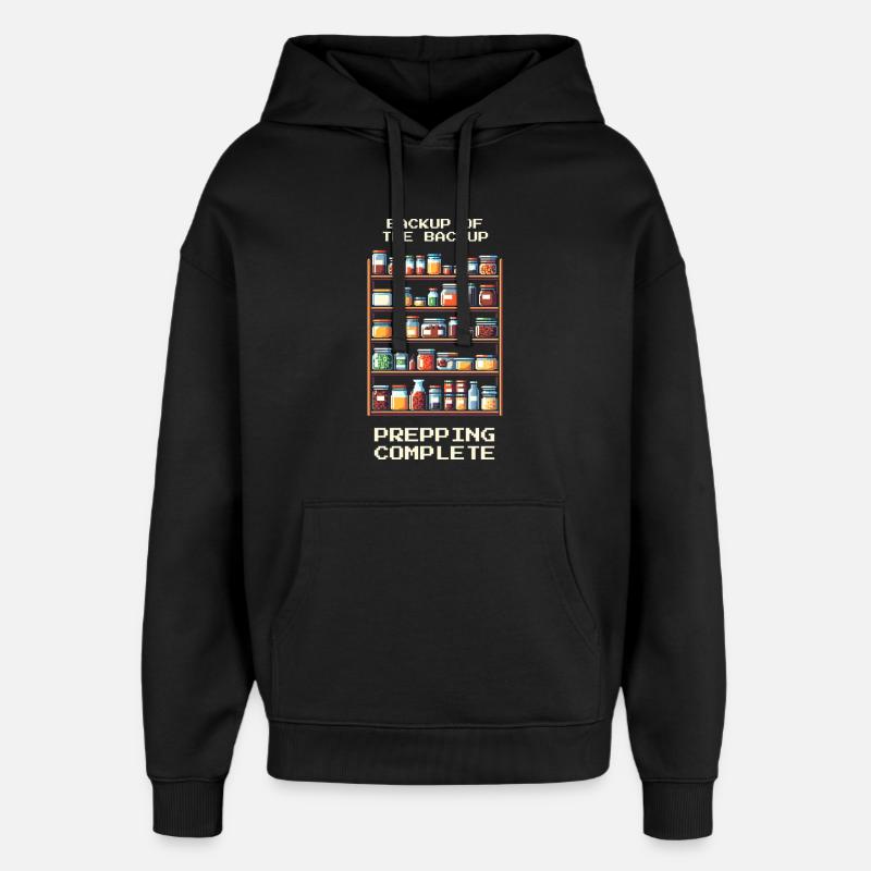 Sauvegarde | Préparation de l’humour - Sweat à capuche unisexe Stanley/Stella Oversized - noir