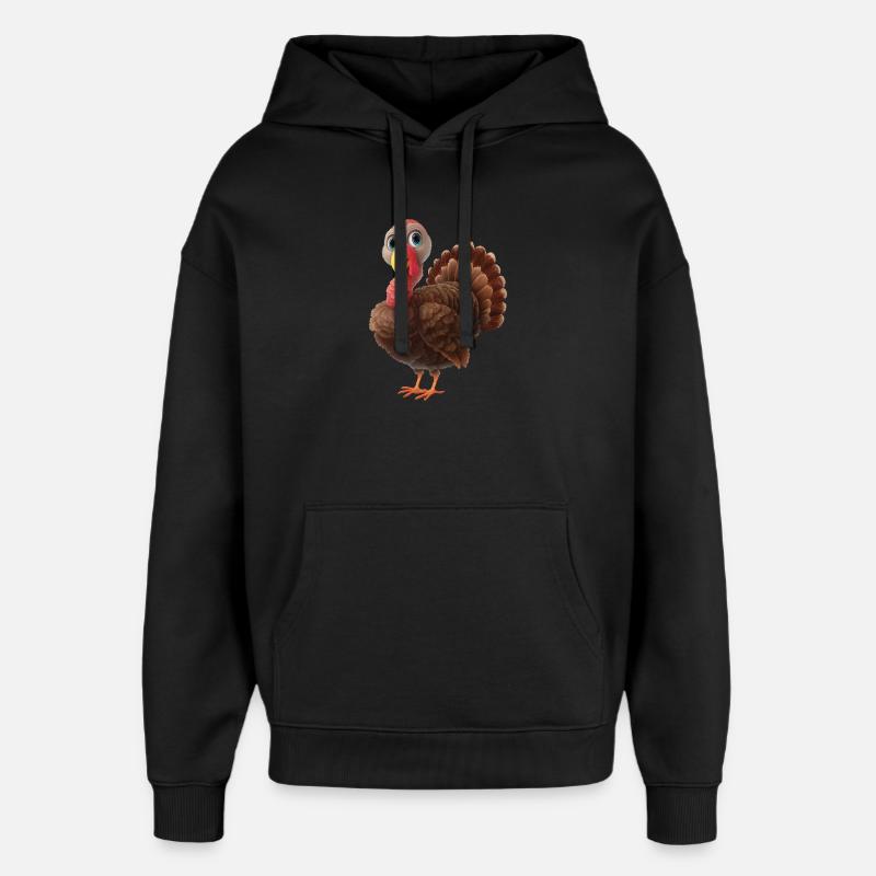 Truthahn - Oversized Unisex Hoodie von Stanley/Stella - Schwarz