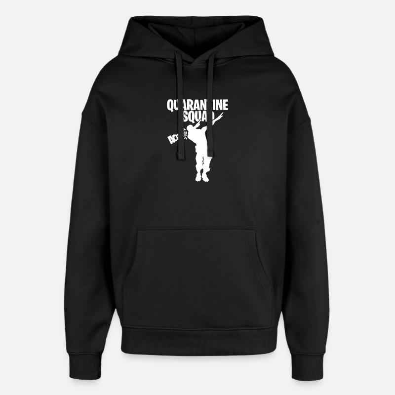 Quarantine squad, DAB Zocker Quarantäne GAMING - Oversized Unisex Hoodie von Stanley/Stella - Schwarz