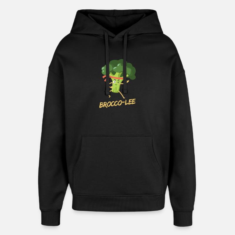 Brocco-Lee - arts martiaux sains - Sweat à capuche unisexe Stanley/Stella Oversized - noir