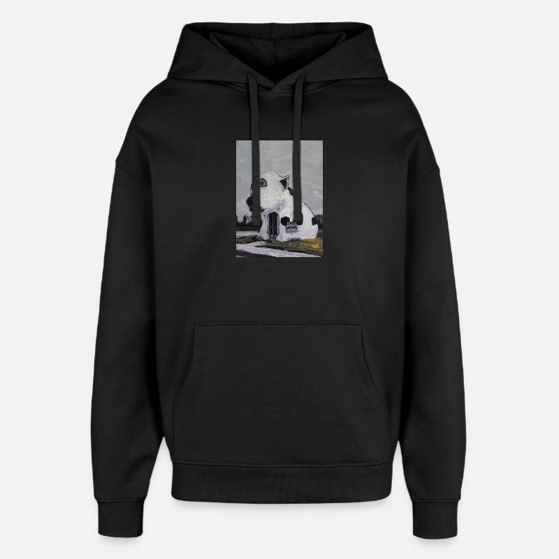 Chien d’art - Sweat à capuche unisexe Stanley/Stella Oversized - noir