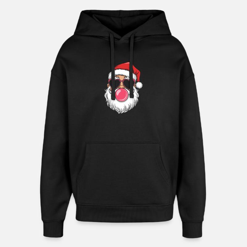 Cool Père Noël Tendance Drôle - Sweat à capuche unisexe Stanley/Stella Oversized - noir