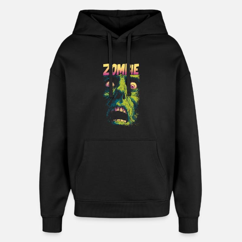 Zombi - Sweat à capuche unisexe Stanley/Stella Oversized - noir