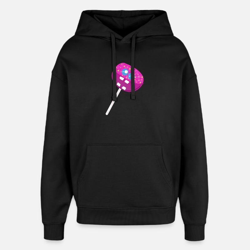 Sucette drôle drôle, enfants - Sweat à capuche unisexe Stanley/Stella Oversized - noir