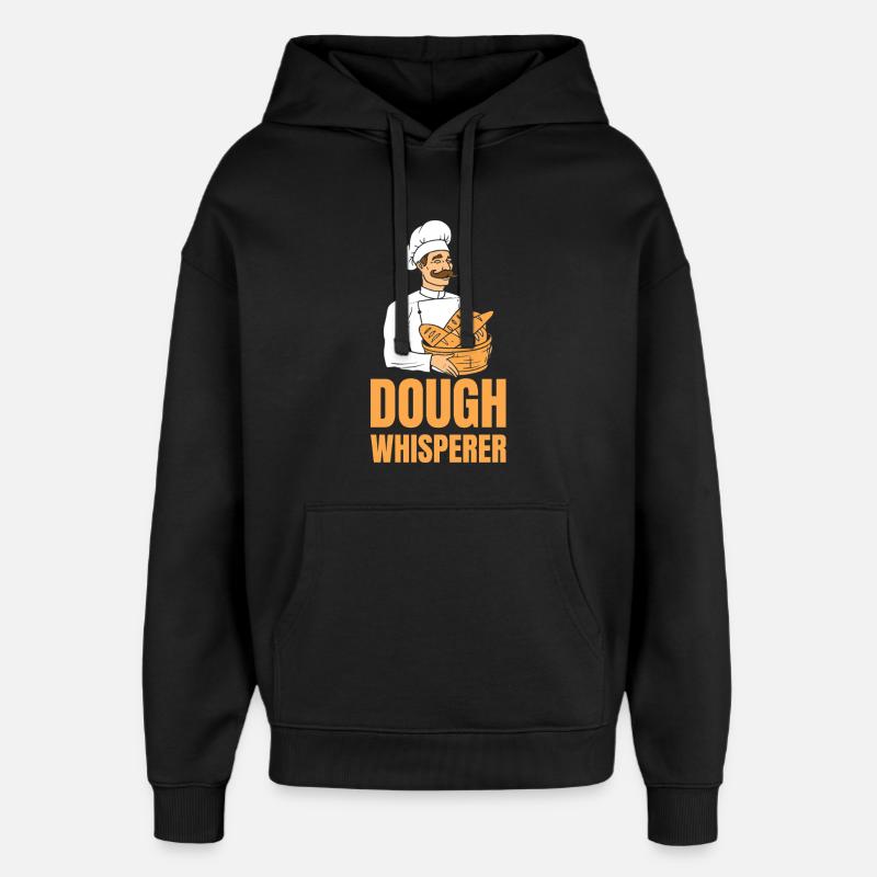 Baker Dough Whisperer - Oversized Unisex Hoodie by Stanley/Stella - black