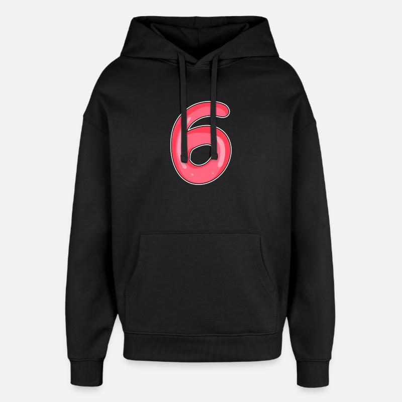 6 - Sweat à capuche unisexe Stanley/Stella Oversized - noir