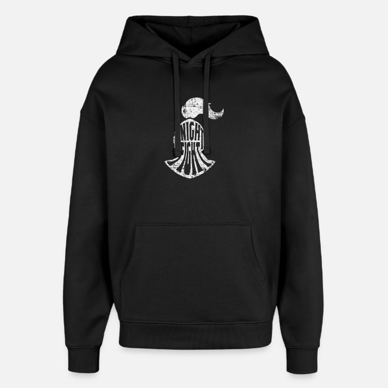 Casque de chevalier chevalier - Sweat à capuche unisexe Stanley/Stella Oversized - noir