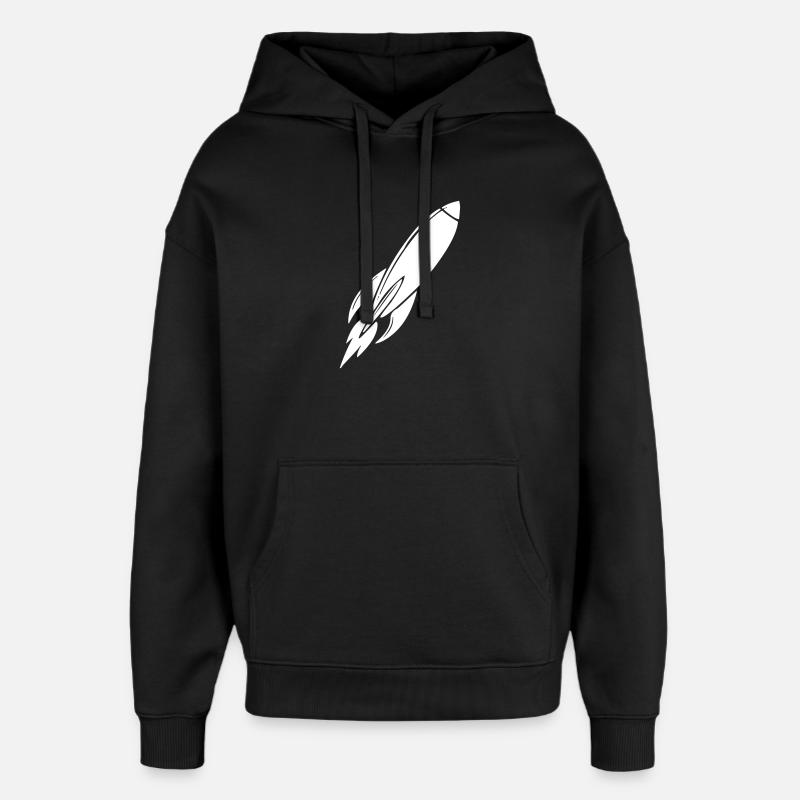 fusée - Sweat à capuche unisexe Stanley/Stella Oversized - noir