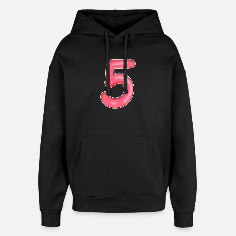 5 - Sweat à capuche unisexe Stanley/Stella Oversized - noir
