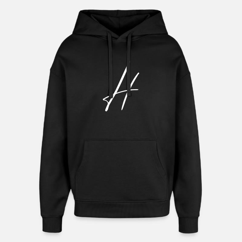 h - Sweat à capuche unisexe Stanley/Stella Oversized - noir