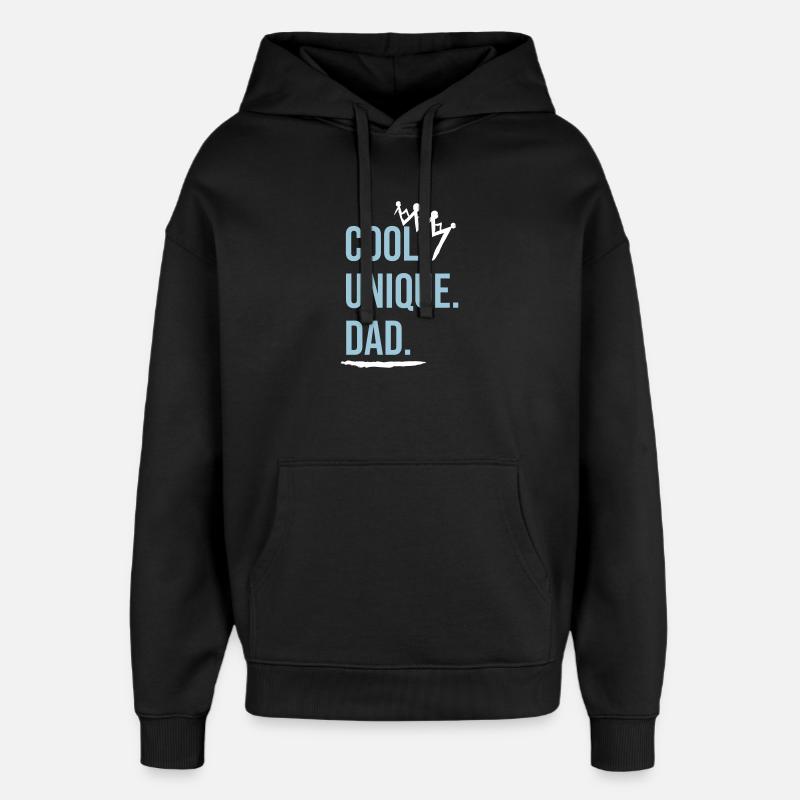 Cool dad - Oversized Unisex Hoodie by Stanley/Stella - black