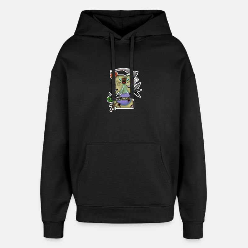 Tarot Poison Halloween ! - Sweat à capuche unisexe Stanley/Stella Oversized - noir
