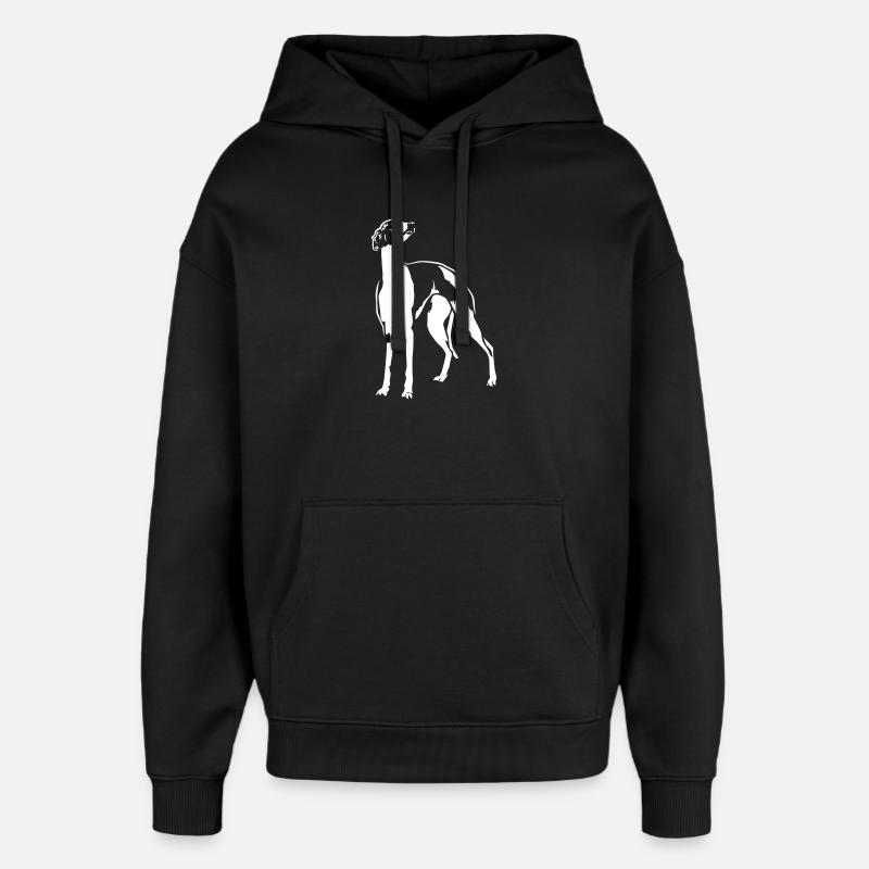 Whippet - Sweat à capuche unisexe Stanley/Stella Oversized - noir