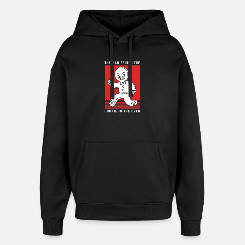 Werdender Papa werdende Väter - Oversized Unisex Hoodie von Stanley/Stella - Schwarz
