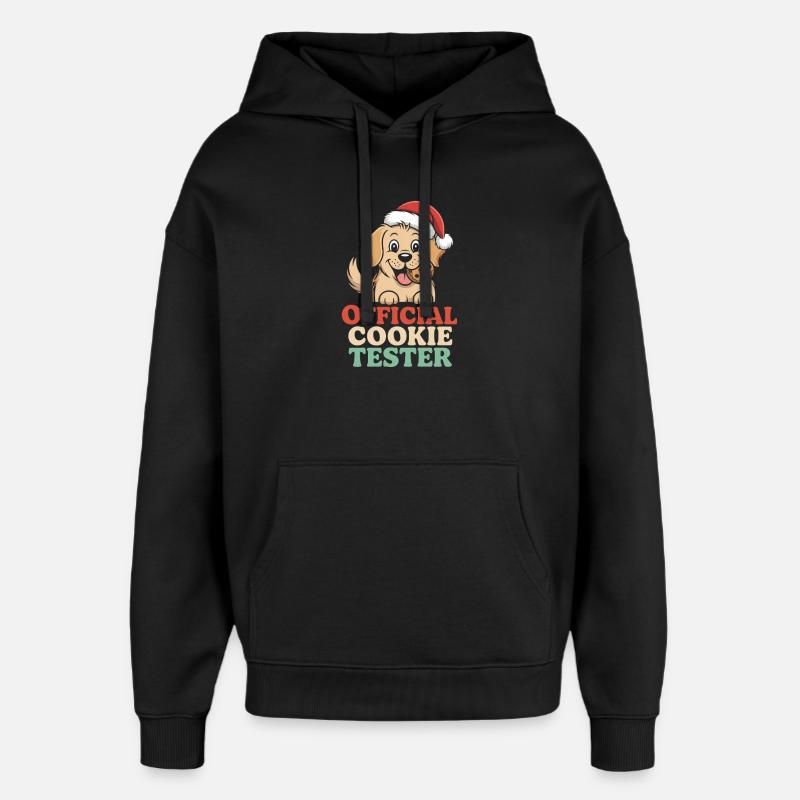 Chien de Noël Humour - Sweat à capuche unisexe Stanley/Stella Oversized - noir