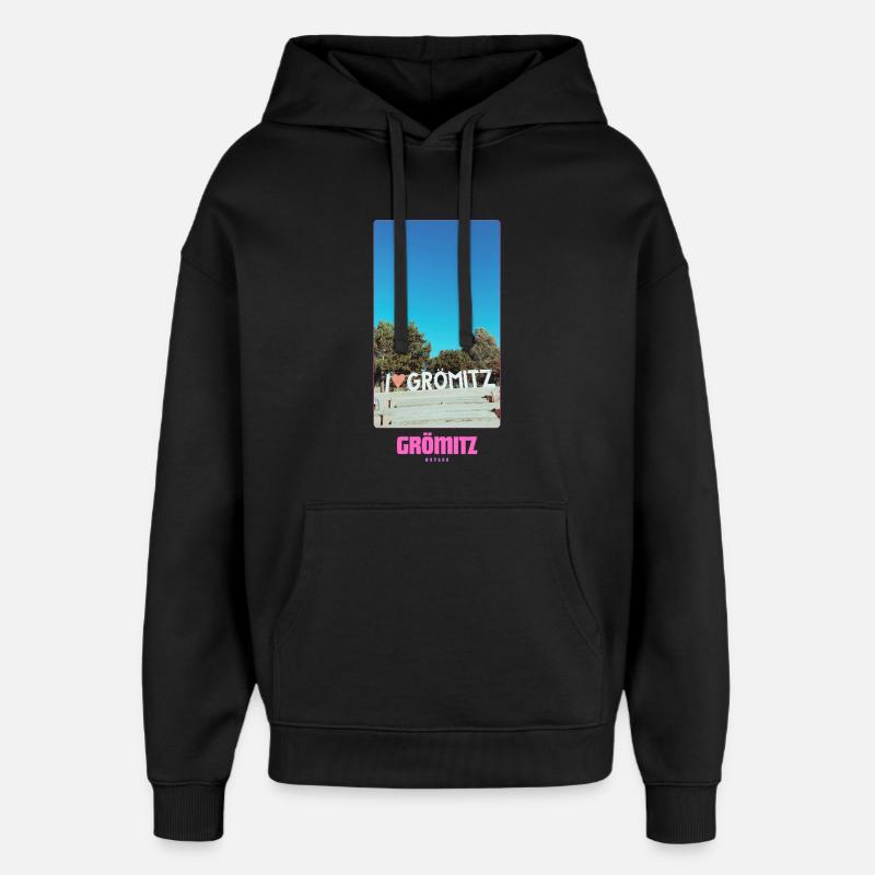 Grömitz _ Ostsee - Oversized Unisex Hoodie von Stanley/Stella - Schwarz