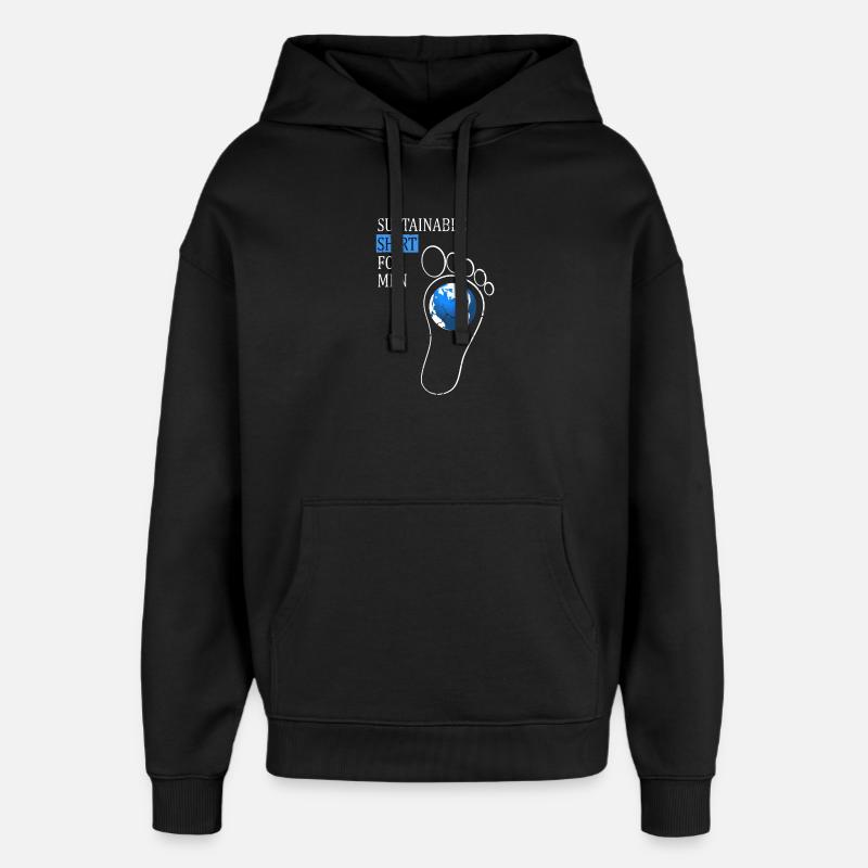 Chemise durable pour homme - Sweat à capuche unisexe Stanley/Stella Oversized - noir