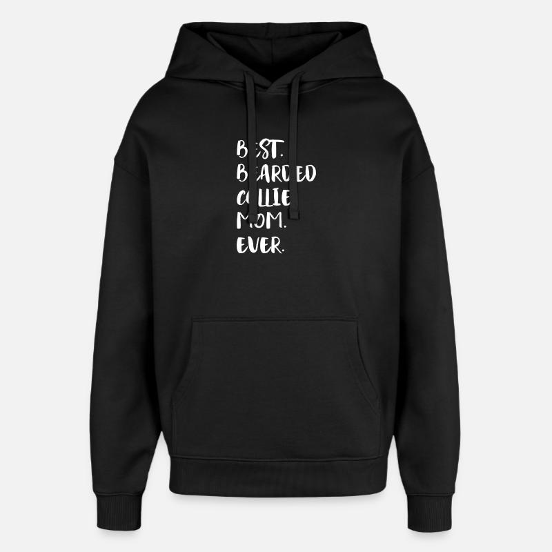 Bearded Collie - Oversized Unisex Hoodie von Stanley/Stella - Schwarz