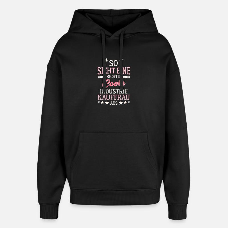 Employé industriel cool - Sweat à capuche unisexe Stanley/Stella Oversized - noir