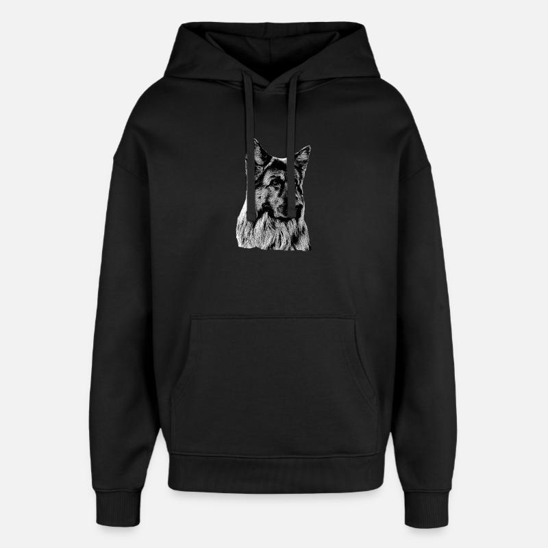 Schäferhund Deutscher Schäferhund German Shepherd - Oversized Unisex Hoodie von Stanley/Stella - Schwarz