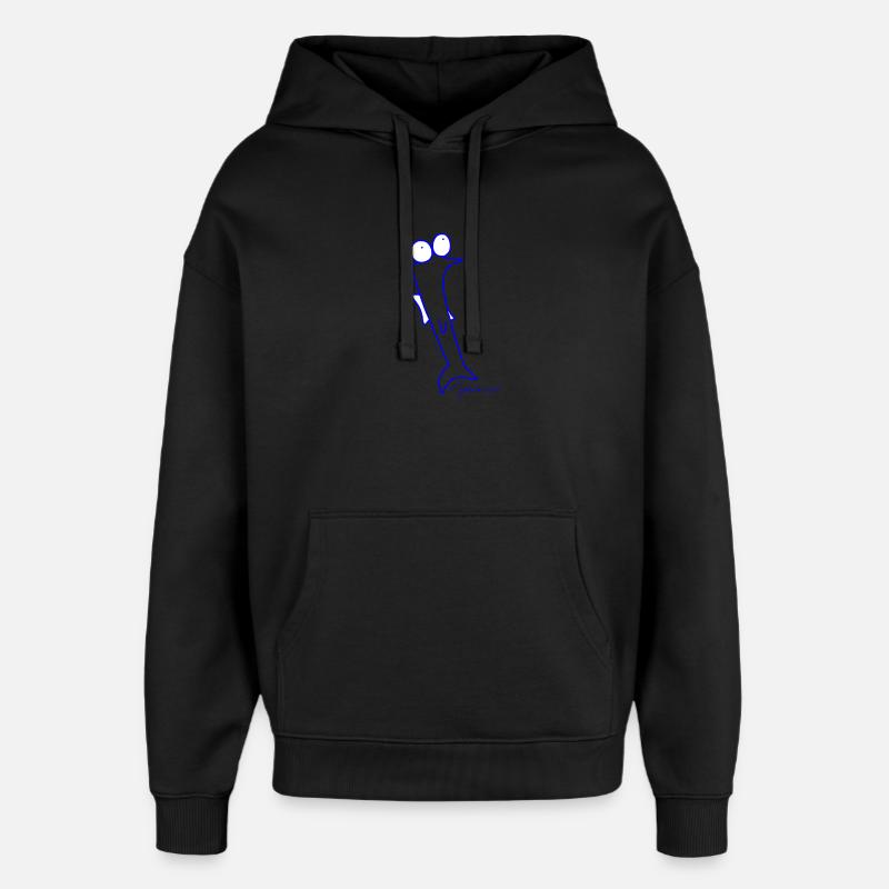 Plötzfisch - Piscis Rutilus - Oversized Unisex Hoodie von Stanley/Stella - Schwarz