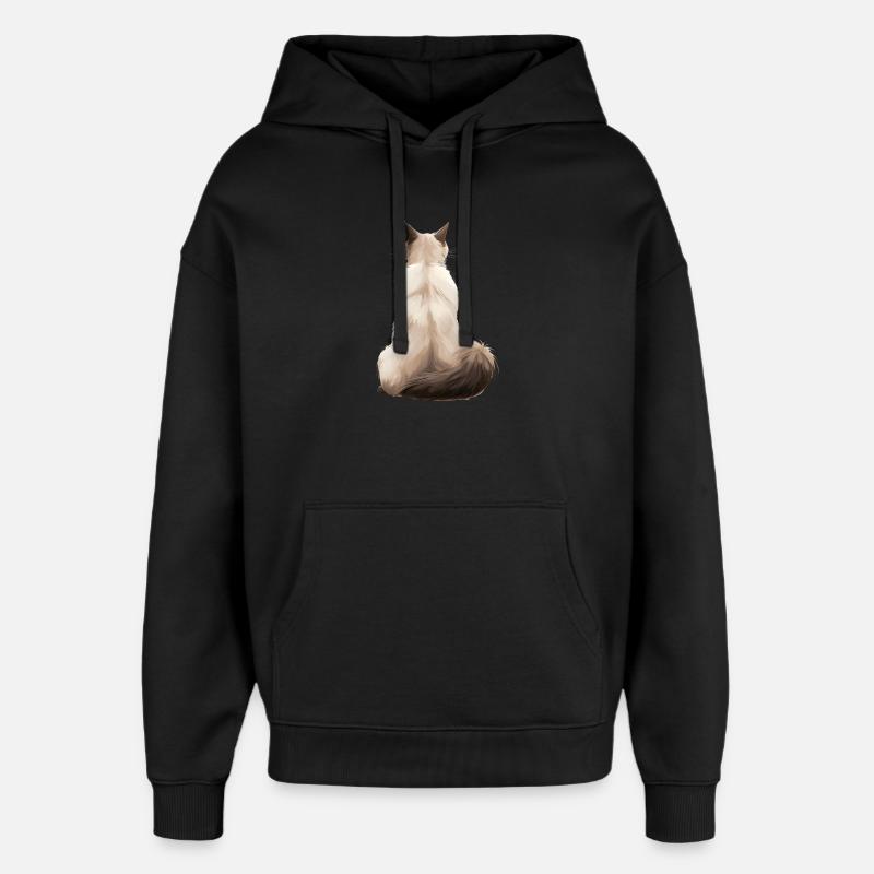 Balinesisch - Oversized Unisex Hoodie von Stanley/Stella - Schwarz