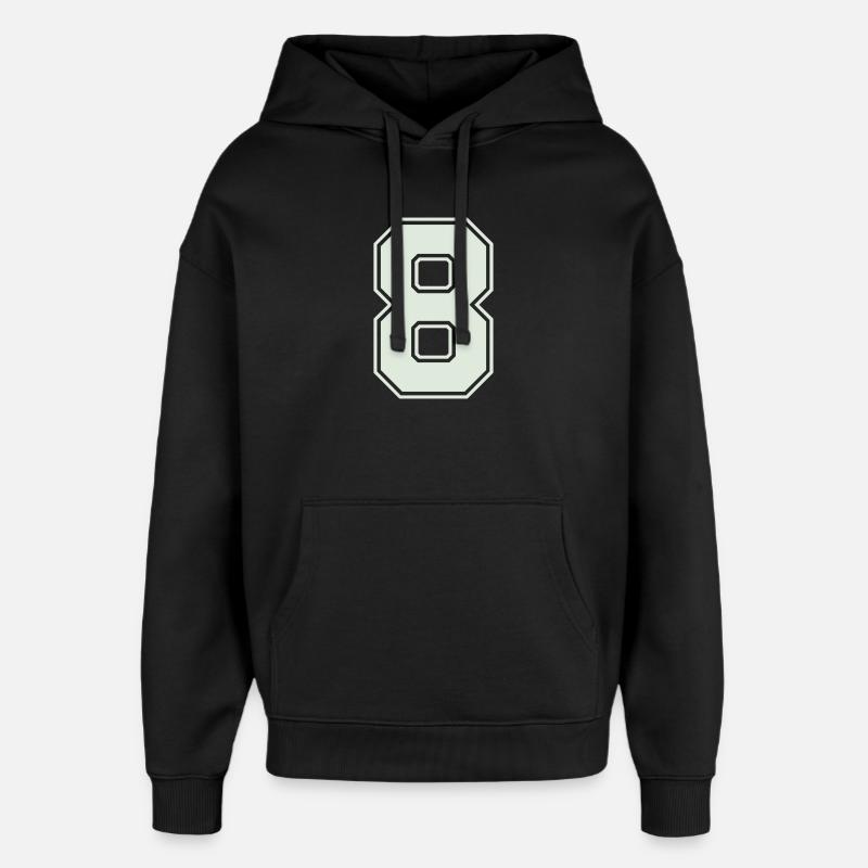 8 - Sweat à capuche unisexe Stanley/Stella Oversized - noir